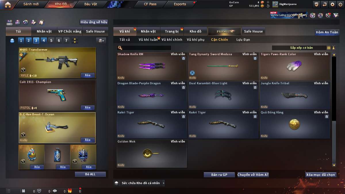 shop acc cf uy tin gia re